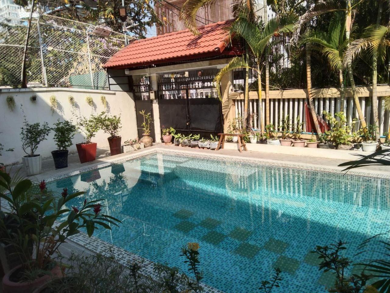 Room 12 - Studio In A Villa 5Mn Walk From The Royal Palace With Swimming Pool 金边 外观 照片